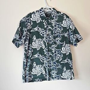 U.S.E. Men's Hawaiian short sleeve shirt size Large EUC
